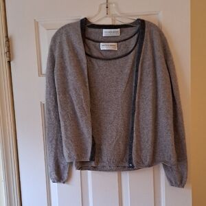 100% Scottish Cashmere Saks Fifth Avene twin set